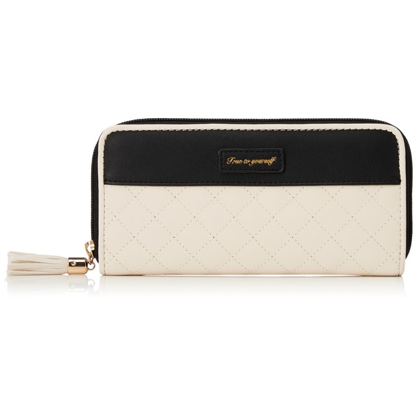 Aldi CAP109 Women's Long Wallet, Round Quilting, With Tassel