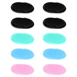 Palm Combs for Men Portable Pocket Brush Black Hand Combs for Head Massage Hair Styling Beard Grooming