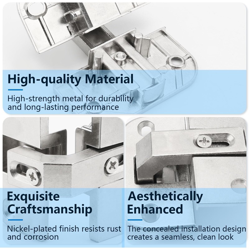 Adjustable Pie Cut Corner Hinge 343.90.710 Lazy Susan Hinges Replacement