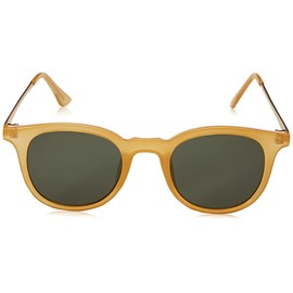 A.J. Morgan unisex adult Inline Sunglasses, Yellow, 46 mm US