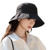 [Karsaer] レディース帽子 春夏 UVカット 深め つば広帽子 小顔効果 涼感素材 紫外線対策 涼しい