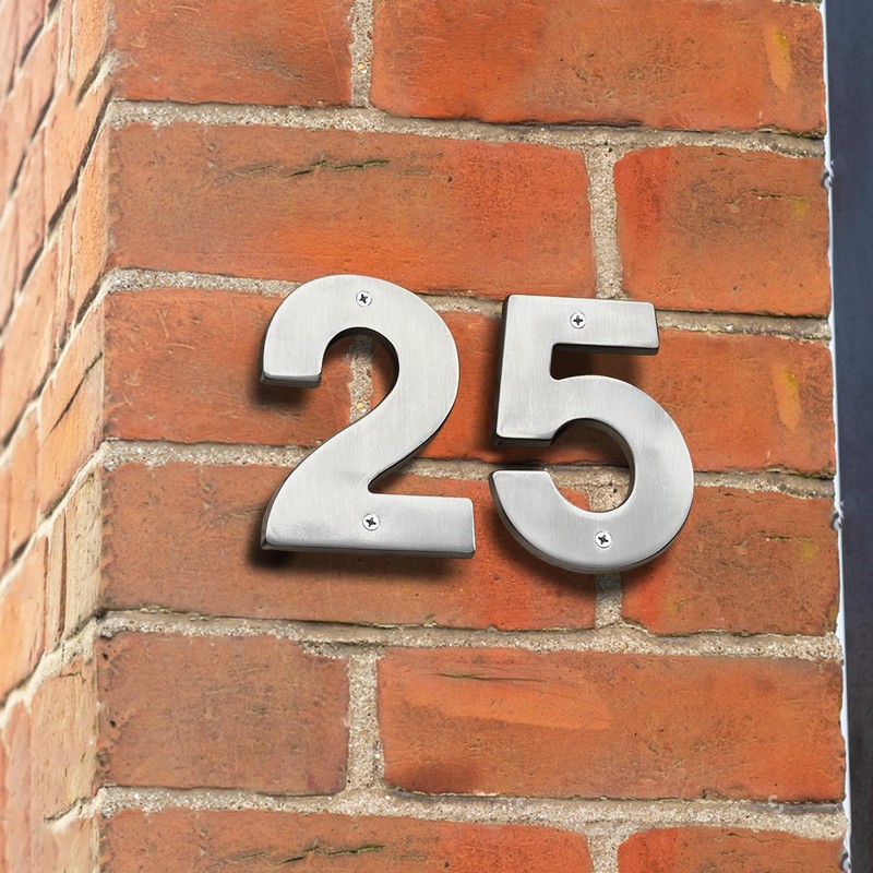 HASWARE Floating House Number Sign for Home - 5 Inch