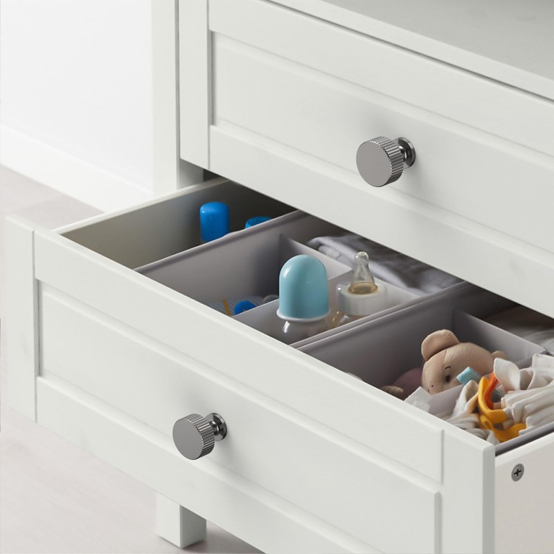 Asidrama 10 Pack Brushed Black Nickel Kitchen Cabinet Knobs Drawer