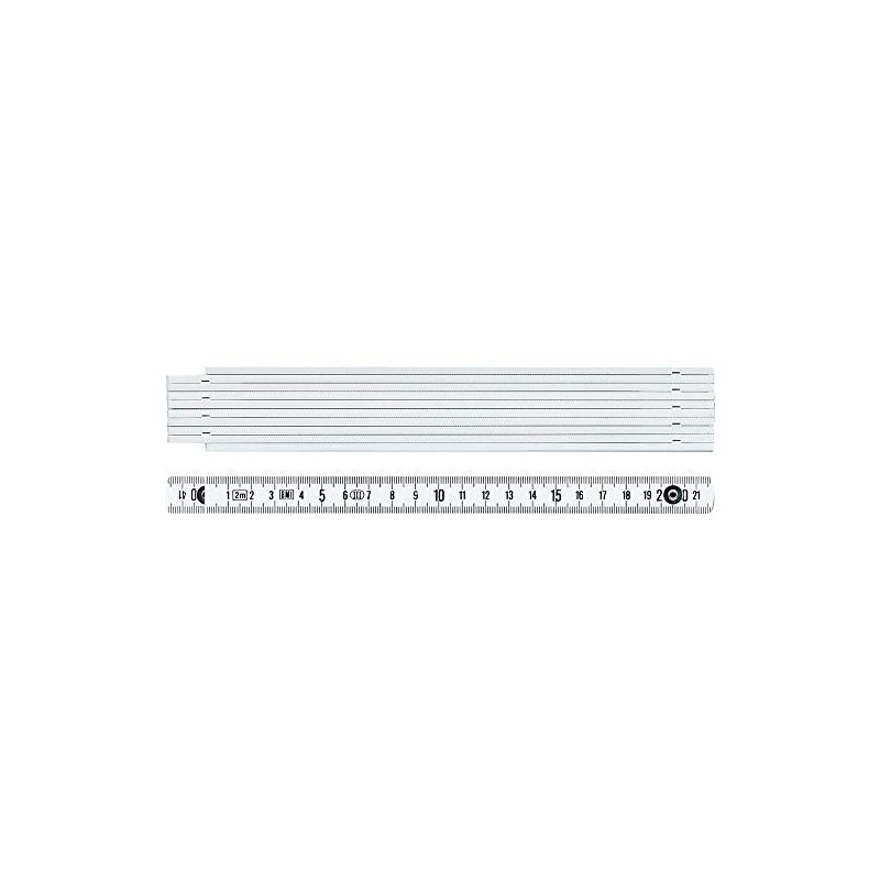 4317784787741 2978 Folding Ruler Wooden 2 m x 16 mm