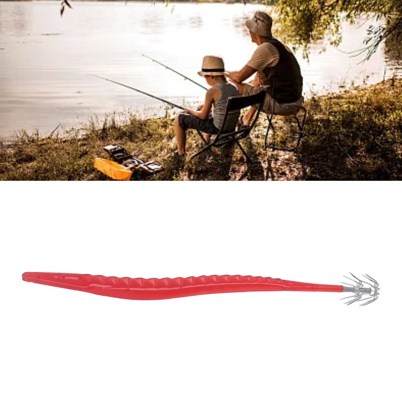 10PCS Double Layer Squid Hooks Long Handle Stainless Steel Bait