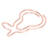 100Pcs Paper Clips Cute Bunny Shape Electroplating Process Lightweight Portable