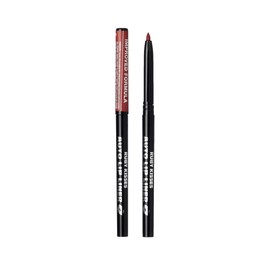 Ruby Kisses Auto Lip Liner Pencil, Long Lasting & Non-Fading, Smooth Application, Non-Feathering with Rich Color, No Sharpener Needed, Ideal for Full Lips Look (Plum) (3 PACK)