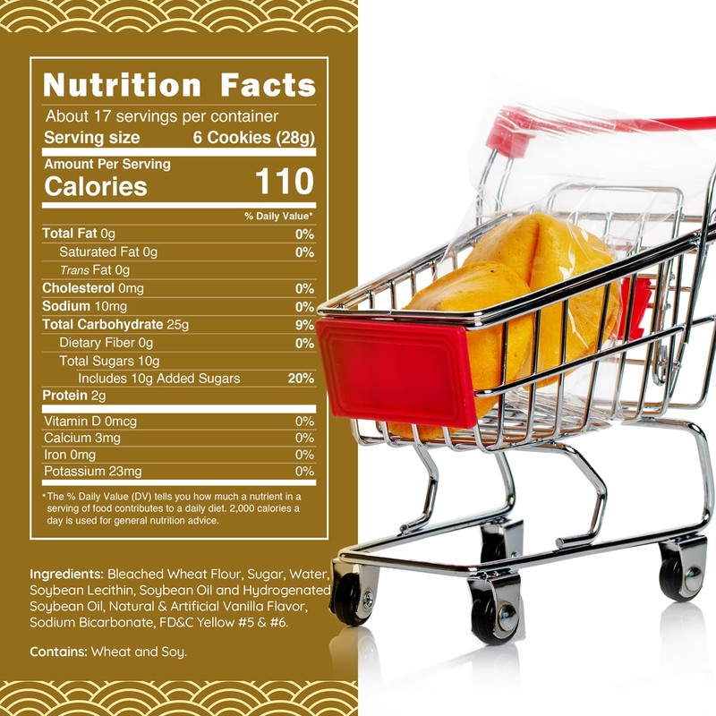 Snackathon Fortune Cookies, Individually Wrapped, Bulk Pack, Premium USA Made