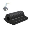 Ugozen Rubber Pedal Protector for Motorcycle Shoes Non Slip Black