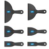 6-Pack Plastic Putty Knife Set, Non-Scratch Scraper & Spackle Spreader