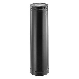 DuraVent 46DVA-18B 4" Inner Diameter - DirectVent Pro Direct Vent Pipe - Double, Black