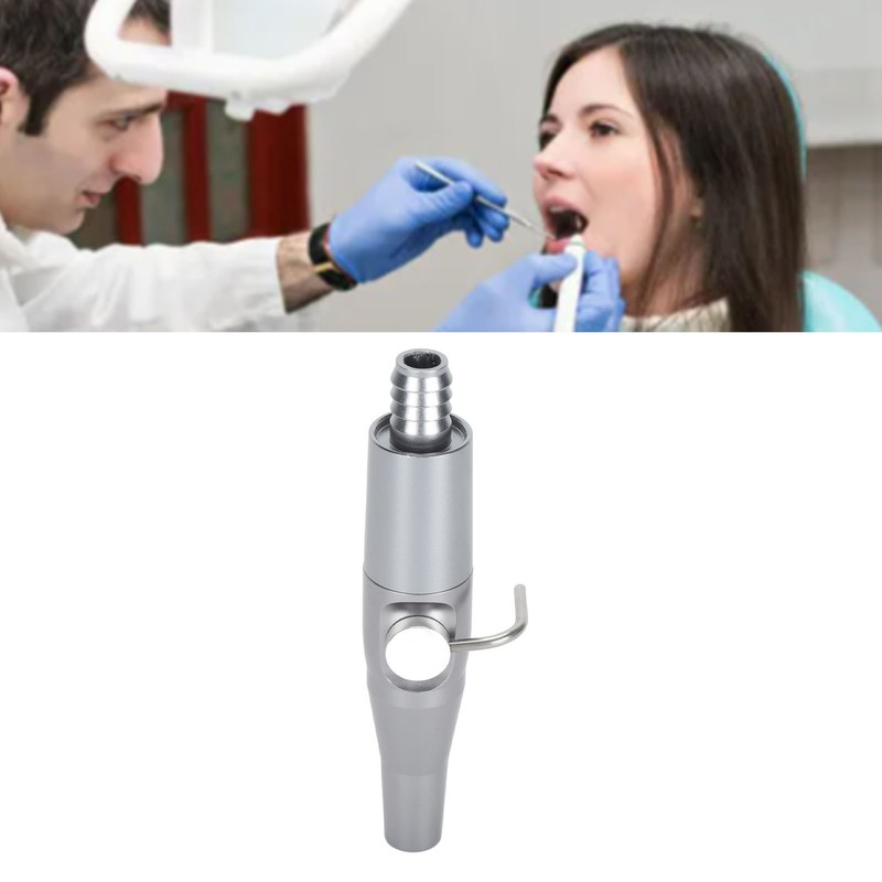 Saliva Weak Suction Handle Aluminum Ergonomic Suction Saliva Weak Conversion