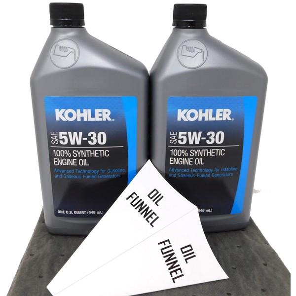 Kohler Full Synthetic Motor Oil 5W-30 G-716 Quart Bottle Part# GM103159 (qt) 2-Pack