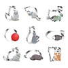 WJSYSHOP Cat Cookie Cutters 9-Pc Set - C