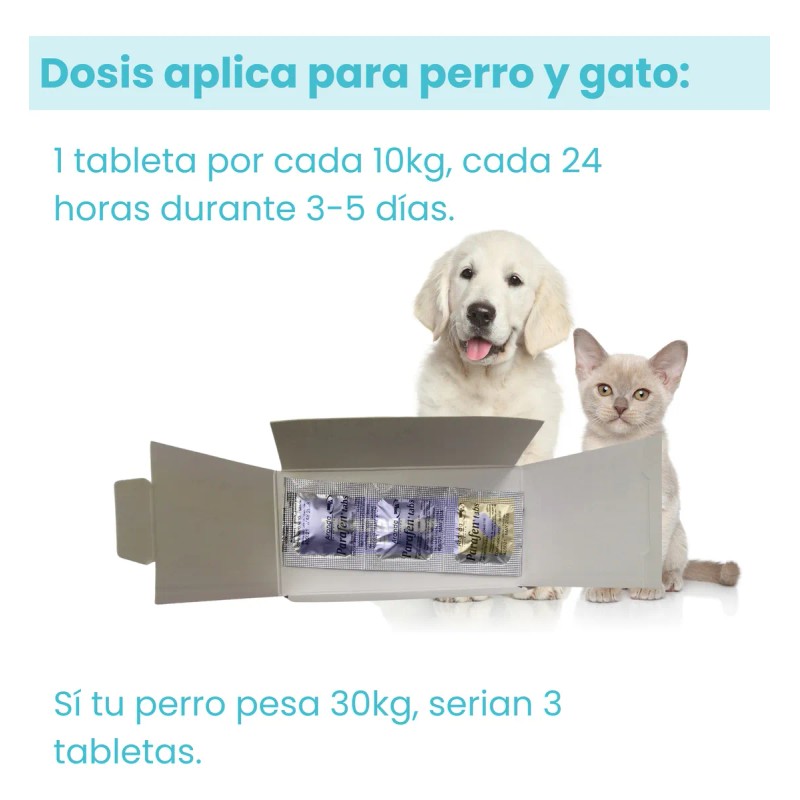 Tableta Desparacitante Para Perros Y Gatos 3 Sobres