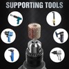 Pukamam 20 Pcs Flap Wheel Sander Set 80 Grit Sanding