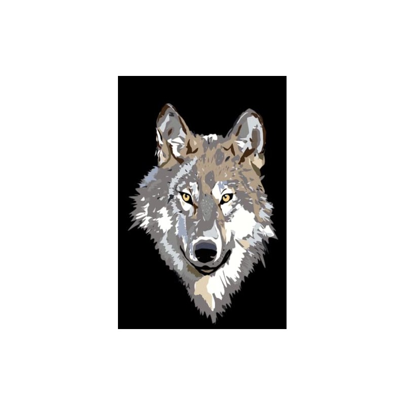 Majestic Wolf Journal: 200 Page Journal