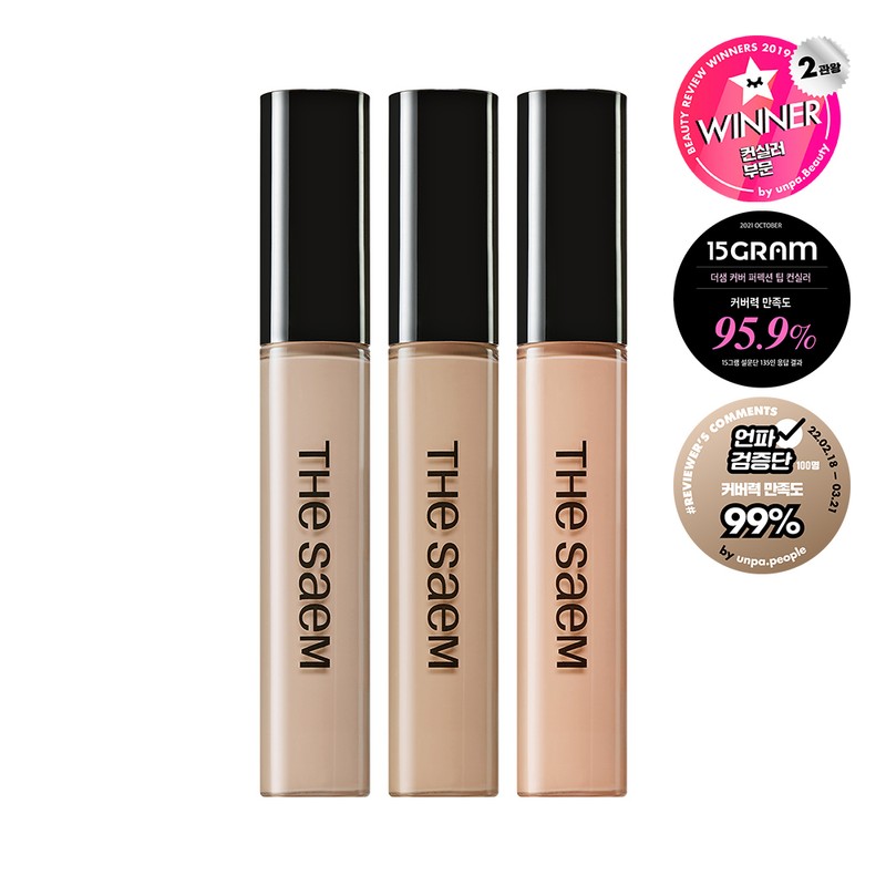 THE SAEM Cover Perfection Tip Concealer 9.5g - Peach Beige