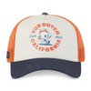 Von Dutch Unisex Adjustable Trucker Crew Cap Orange/Black/Navy One Size,