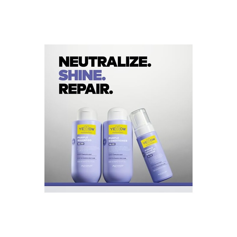 Yellow Professional Silver Purple Shampoo 500ml
