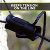 SlotLock All-Purpose Rope Cinch, Multipurpose Rope Locking Device for Clotheslines,