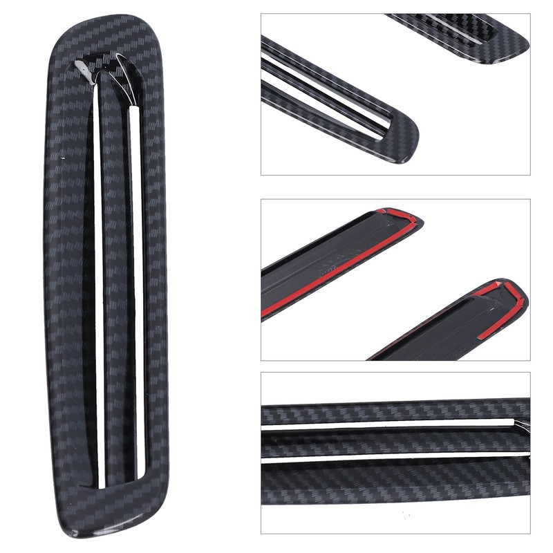 Front Upper Air Vent Trim Carbon Fiber Style Decor Replacement