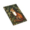MUZUMU Fox with Leaves Light Switch Covers 1 Gang Single
