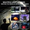 MAKDAK EDC Tactical Flashlight Rechargeable - Digital Display High Lumens