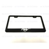 License Plate Frame 1pc 3D Horse PONY Emblem Badge BLACK