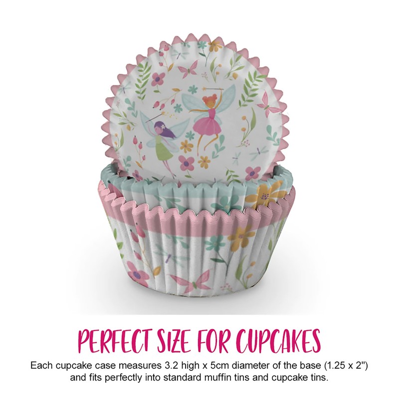 Anniversary House Cupcake Cases, 75 Pieces, Greaseproof Paper Baking Cups,