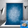5x7ft Dark Blue Gradient Portrait Photo Backdrops Bright Center Abstract
