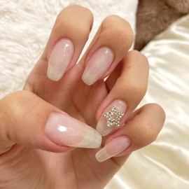 Eseres 40Pcs Star Nail Charms 3D Star Charm for Nails Silver Nail Charms Bulk Rhinestone Alloy Nail Studs for Nail Art Designs