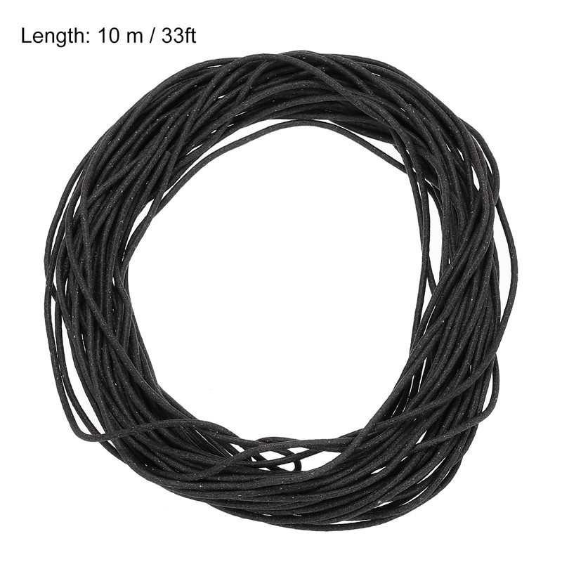 uxcell 2 Pcs Silicone Foam Seal Weather Strip 1.5 mm