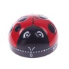 Ladybug Cooking Timer, Mechanical Clockwork 60-Minute Timer, Kitchen Alarm Clock,