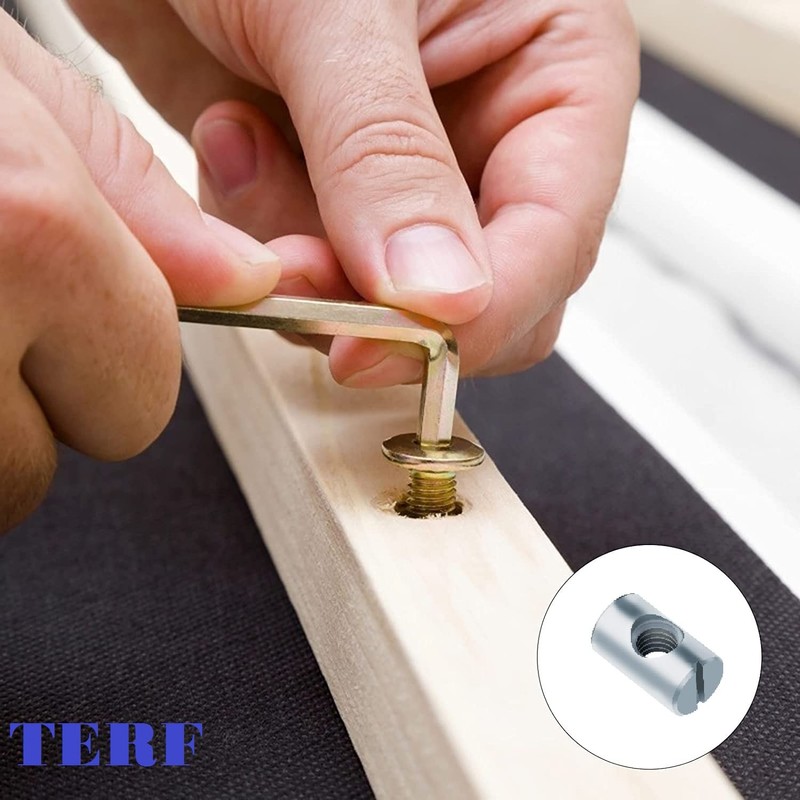 TERF® M6 X 20mm Cross Dowel Barrel Nuts M6 (6mm)