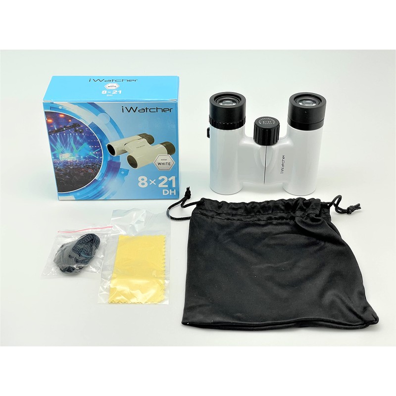 iWatcher 8x21DH Binoculars with Strap for Sports & Concerts Indispensable