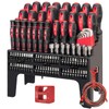 SUNHZMCKP 124-Piece Magnetic Screwdriver set, Includes Slotted, Phillips, Pozidriv, Hex,