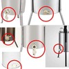 Honey Gate Valve 2pcs Extractor Tap for Honey Bucket Spout