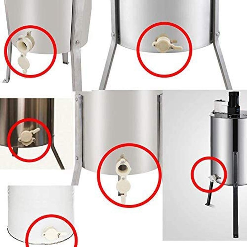 Honey Gate Valve 2pcs Extractor Tap for Honey Bucket Spout