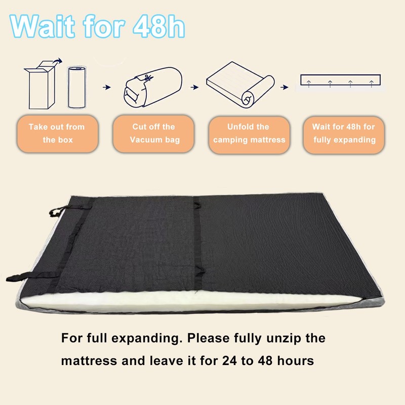 TokSay Foam Camping Mattress - Portable Roll Up Sleeping Pad