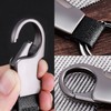 Leather Car Keyring (with 2 Extra Rings) for Men and