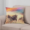 CafePress Beautiful Zebras Everyday Pillow Square Pillow, Decorative Accent Pillow