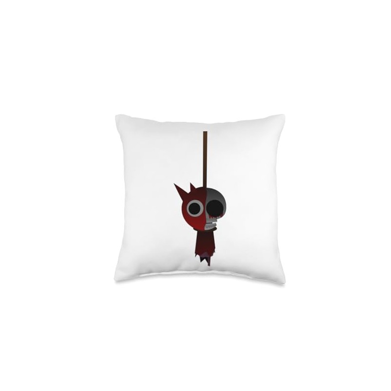 Scary Raddy from Sprunki! Throw Pillow