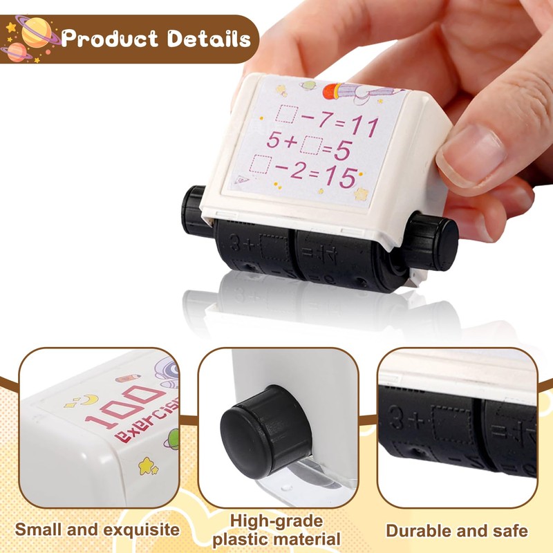 Roller Digital Teaching Stamp, Math Roller Stamp Roller, Math Stamp