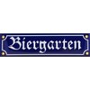 EMAILLESCHILD BIERGARTEN 35181