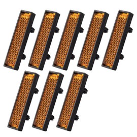 mkemka 8 pieces reflectors for bicycle pedals night safety warning pedal reflector bicycle reflector bicycle suitable for bicycles