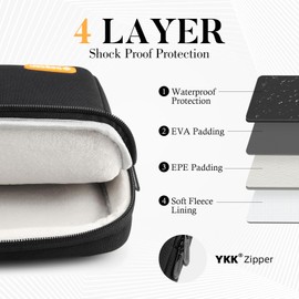 Bagasin Laptop Sleeve Case Compatible with MacBook Air Pro 13 inch M2 M1, 13.3 in Laptop Bag with Corner and Edge Protection