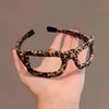 JazSwirl Sunglasses Headband for Women, Trendy Headband Leopard Headband, No