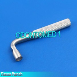 ODM Dental Tissue Punch 6mm Angled L Shape Stainless Steel Surgical Instruments