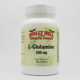 Holly Hill Health Foods, L-Glutamine 500 MG, 100 Tablets